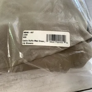 NWT Show Me Your Mumu Caitlin Ruffle Maxi Dress in Lily‎ Showers thumbnail 5