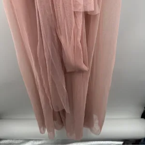 Birdy Grey‎ NWT Christina Dress Women's Size Small Rose Quartz Tulle Convertible thumbnail 10