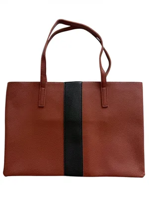 NWOT Vince Camuto Pebbled Vegan Leather Tote thumbnail 1