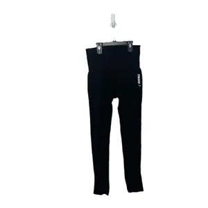 Gymshark Black Leggings High Rise Compression Stretch Active Yoga Womens thumbnail 4