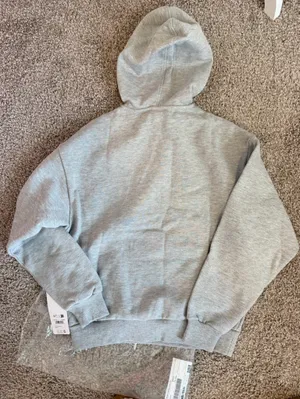NWT Alo Accolade gray hoodie relaxed fit size xs unisex thumbnail 7