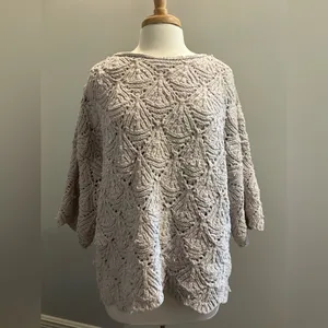 POL soft chunky style knitted sweater Grey Size Medium thumbnail 3