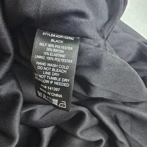 ASTR The Label NWT -747 Drape Sleeveless Midi Dress‎ Black Ruched Womens Large thumbnail 6