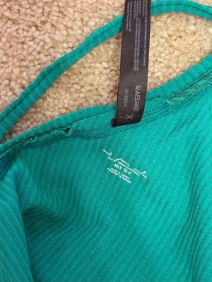 Urban Outfitters Green Ribbed Scoop-Neck Bodysuit thumbnail 3