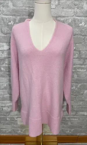 J. Crew Cashmere V-Neck Tunic Sweater thumbnail 1