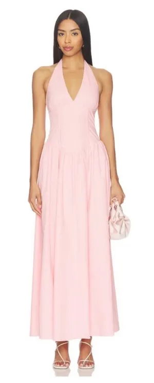 More To Come Bexley Maxi in Baby Pink thumbnail 1