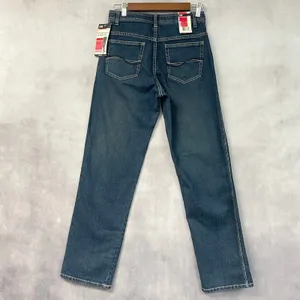 Lee Womens Jeans Size 6 Medium Straight Leg Y2K Preppy Minimalist Dark Academia thumbnail 2