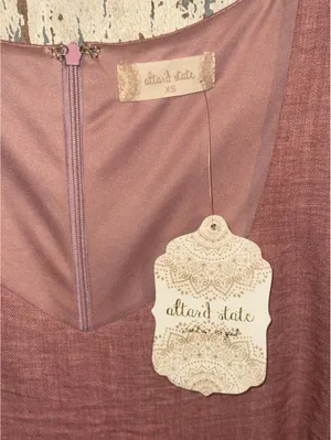 NWT Altar’d State Light Rose fit and flare mini dress XS thumbnail 3