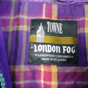 Vintage Towne by London Fog Green & Purple Jacket thumbnail 5