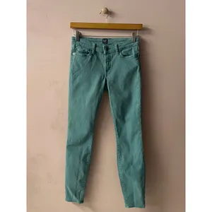 GAP Women's Teal Low Rise Skinny Jeans Size 24 thumbnail 9