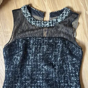 Bailey44 Elegant Black and White Tweed Dress thumbnail 2