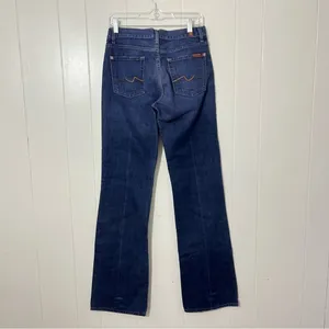 7 For All Mankind Long Bootcut Jeans Women’s 29 Blue 34.5” Inseam thumbnail 5
