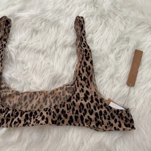 Skims Fits Everybody Micro Scoop Bralette Sienna Jaguar Print Size 4X thumbnail 6