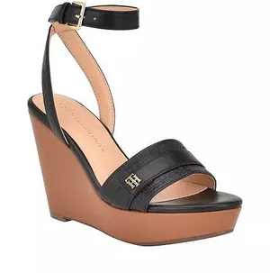 Tommy Hilfiger Women's Maroe High Ankle Wrap Wedge‎ Sandals thumbnail 1