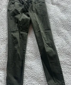 Zara Olive Green Pants Size 0 thumbnail 1