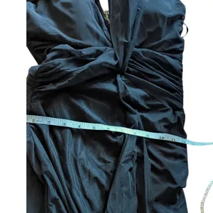 Cache Vintage Y2K Black Backless Formal Dress Rhinestone Halter Gown Prom Hoco thumbnail 8