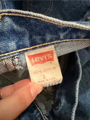 Vintage Levi’s Made in USA Denim Maxi Skirt thumbnail 6