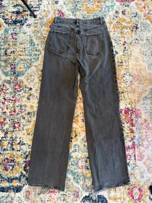 Garage Women's Black Wide Leg Flare Jeans thumbnail 6