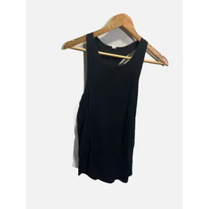 Glyder Tank Top‎ Women Large Black Racerback Laser Cut Mesh Activewear Yoga Gym thumbnail 2