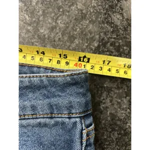 Wonderly Mid Rise Slim Flare Distressed Jeans Dark Blue Denim Size 16 Curvy Plus thumbnail 7