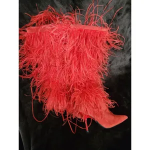 Jeffrey Campbell Shake-Ya Feather Over the Knee Boot (Women) Size 5.5 thumbnail 4