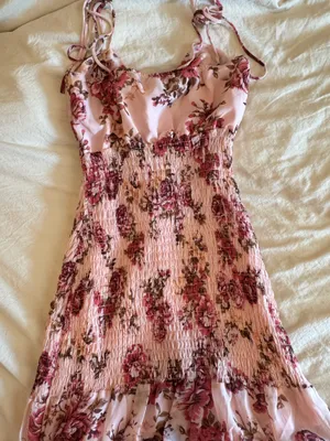 Nasty Gal Floral Pink Dress thumbnail 2