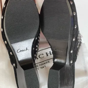 COACH STUDDED PATCH CLOGS FOR WOMEN thumbnail 3