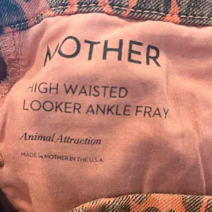 Mother‎ Animal Attraction High Waisted Looker Ankle Fray Jeans Size 32 thumbnail 10