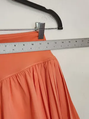 Aerie OFFLINE Real Me Coral Pleated Flowy Shorts Size Medium NWT thumbnail 6