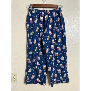 Bedhead Pajamas Autumn Owls Classic Stretch Jersey Pajama Set Womans XS thumbnail 3