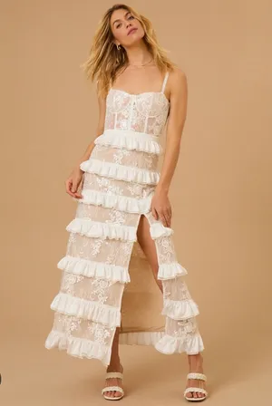 Altar'd State Obrien Lace Maxi Dress thumbnail 2