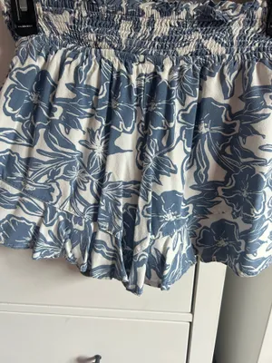 blue floral skort White Size XS thumbnail 3