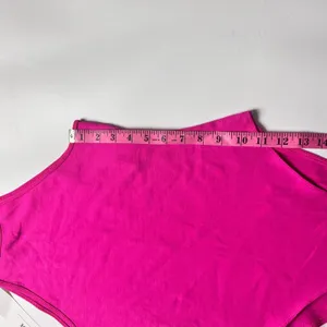 Zara Women's High Neck Pink Thin Strap Bodysuit Sz S thumbnail 4