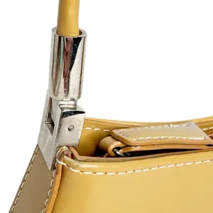 Unbranded Structured Y2k Faux Leather Small Baguette thumbnail 3