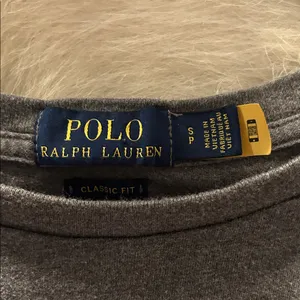 Polo by Ralph Lauren Charcoal Tee with Multicolor Logo thumbnail 3
