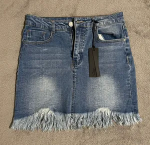 Pink Lily Denim Skirt thumbnail 2