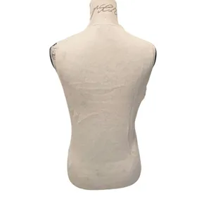 J. Crew NEW Cashmere silk blend‎ sweater shell Cream Ribbed Sleeveless Size L thumbnail 4