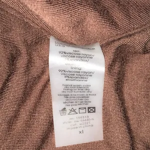 NWT Naked Wardrobe Off the Shoulder Brown Smooth Long Sleeve Blouse Top Shirt XL thumbnail 5