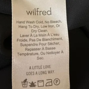 Aritzia Wilfred Women's Black Smocked Sleeveless Cami A Line Mini Dress Size S thumbnail 5