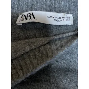 Zara Women's Gray Knit Crew Neck Long Sleeve Sweatshirt Sweater Top Size M thumbnail 5