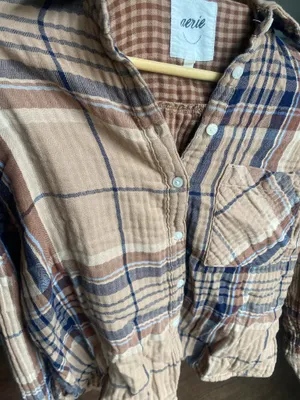 Aerie Button-Up Top thumbnail 5