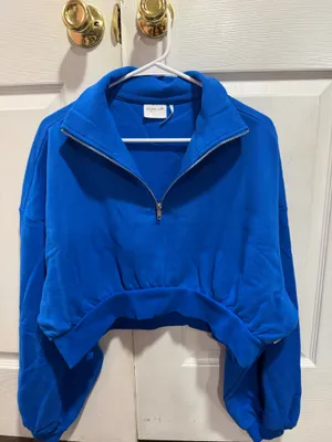 Urban Outfitters Out From Under Take It Easy Cropped Quarter Zip Pullover thumbnail 2