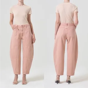 AGOLDE Mara Barrel Jeans in Pink Salt thumbnail 2