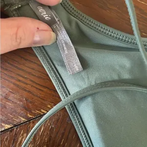 Aerie Padded Crop Top Size S Green thumbnail 2