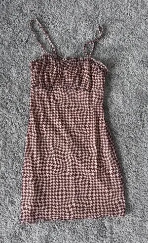 Pacsun brown checkered dress lightweight  thumbnail 1