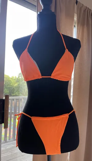 Bikini set Orange Size M thumbnail 1