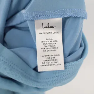 Lulus Kamara Midi Dress Womens XS Light Blue Lined Mesh Cutout Knotted Mock Neck thumbnail 3