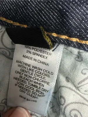 Express Dark Blue Flare Jeans with Faded Front Panels thumbnail 4