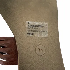 Universal Threads Addie Two Band Flat Slide Sandal Brown Size 7.5 thumbnail 10