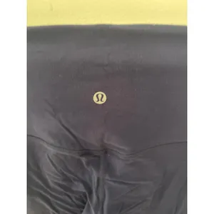 Lululemon Align High-Rise‎ Pant 25 Navy Blue Graphic Logo Size 8 Nulu Leggings thumbnail 4